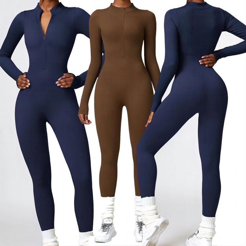 Wholesale One-Piece Tight-Fitting Seamless Yoga Set-A3001
