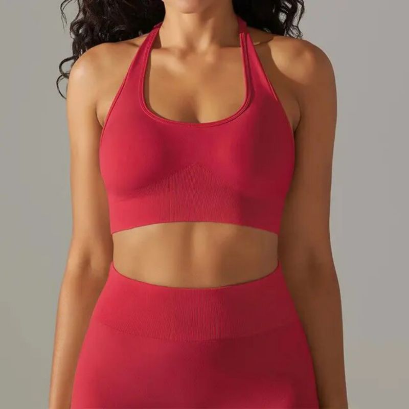 Wholesale High Quality Knitted Seamless Gym Sets-A2006
